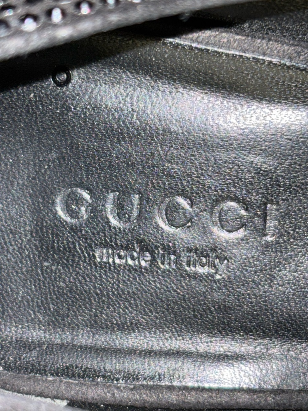 Gucci Studs Pumps 38 Ladies' Black 338727 Rhinestone - Picture 3 of 12